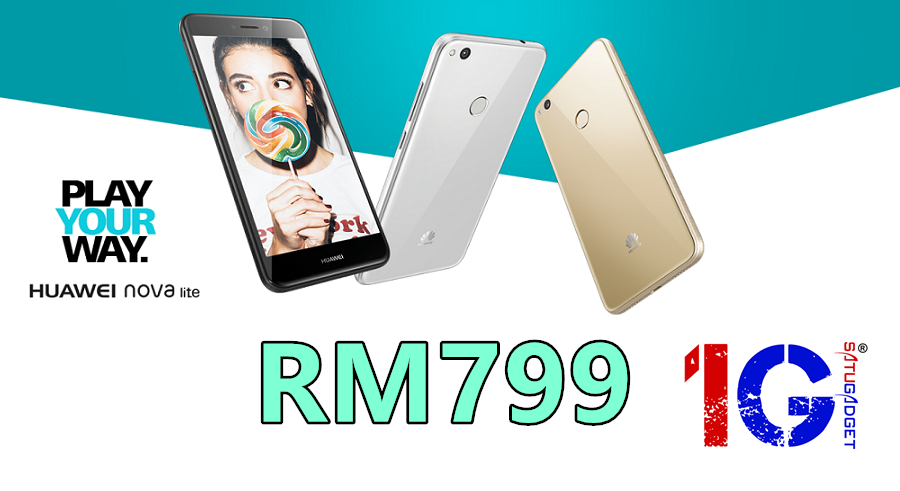 Huawei has a new promotional pricing for the Nova Lite at RM799, till