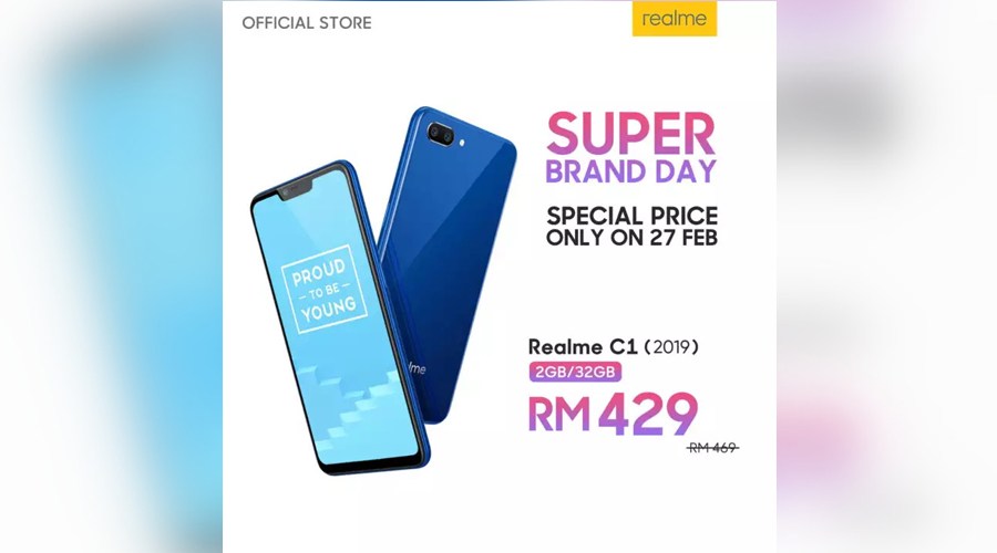 Realme Malaysia brings 2GB RAM Realme C1 (2019) for RM469! - Zing 