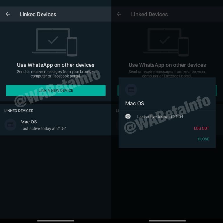 WhatsApp Beta feature show "Linked Devices" feature to sync up to 4