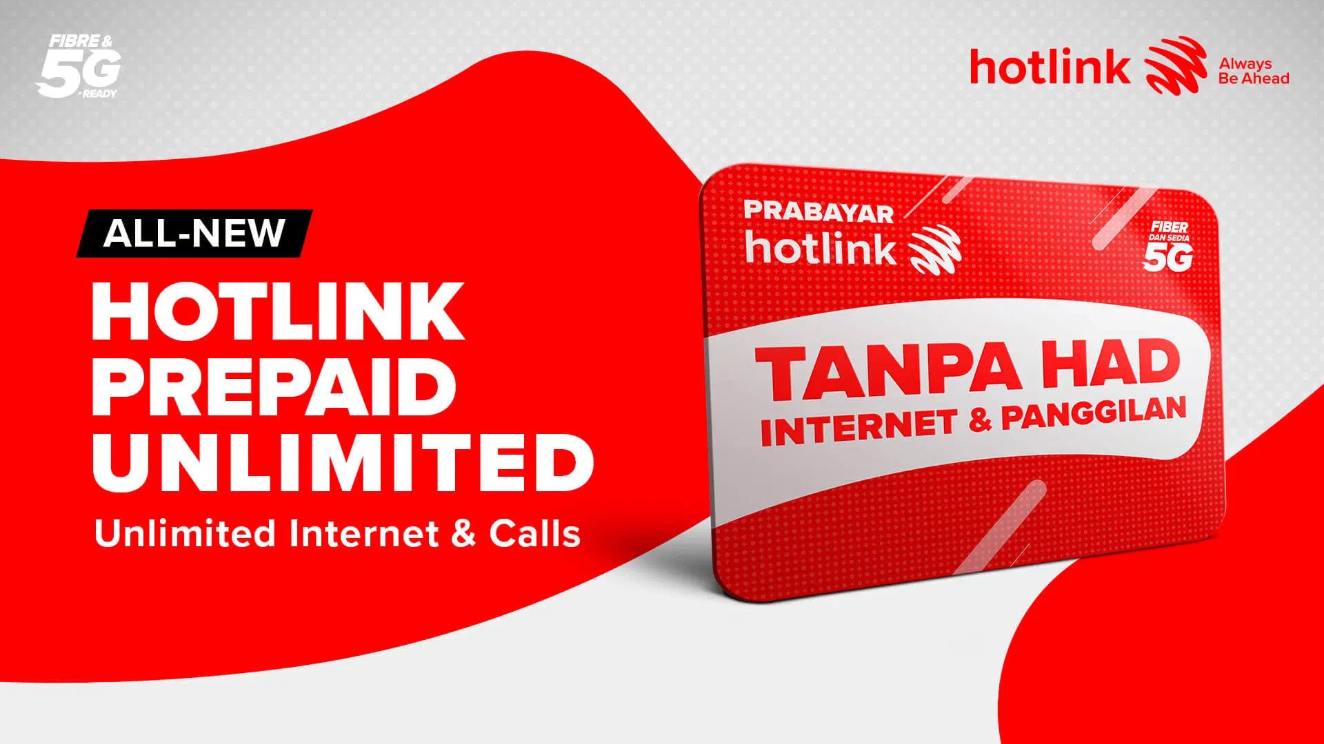 Hotlink Refresh Unlimited Prepaid Plan Starting From RM40 mo Unlimited 